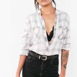 BDG Nelly Plaid Button Down Shirt